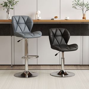 Tabouret <span class=keywords><strong>de</strong></span> bar pivotant noir à dossier haut, directement <span class=keywords><strong>de</strong></span> l'usine, pour hôtel, hall, café, restaurant et usage domestique - Product Image 1