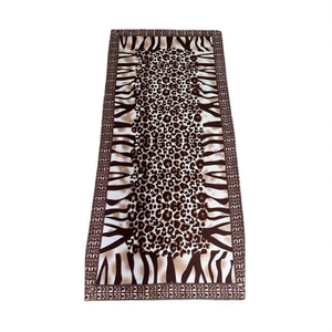 Sciarpa Lunga in Broccato con Stampa Leopardata 90x180cm, Accessorio di Moda per Donne - Product Image 1