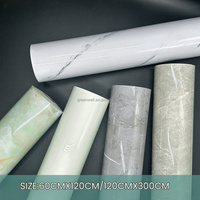 Panneau mural décoratif auto-adhésif en PVC imitation marbre pour intérieur, 120x300cm, Chine