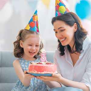 Venta al por mayor nuevo quilate doble cara Rosa Sweety <span class=keywords><strong>Feliz</strong></span> <span class=keywords><strong>cumpleaños</strong></span> número individual velas digitales para festivo - Product Image 6