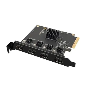 Acasis New Arrival for you 4Port HD PCIe Video Capture Build-in Card High Speed+Quality