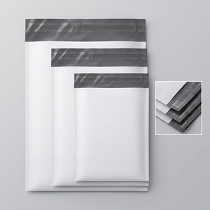Enveloppes d'expédition durables, sacs postaux pour petites entreprises, sacs en polyéthylène imperméables et résistants aux déchirures pour vêtements, enveloppes en polyéthylène - Product Image 4