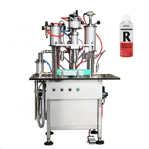 High Efficiency Fully Automatic Aerosol Spray Can Gas Car Spray Paint Filling Sealing Machine