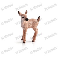 SL Models - Juego de 6 Figuras de Ciervos de PVC Plástico, para Niños de 4 Años en Adelante, Unisex, en Bolsa de PE, Producto Terminado