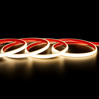 Bande lumineuse LED COB flexible blanc froid et blanc chaud 3000K 6000K IP65 avec télécommande pour salon, décoration de sapin de Noël