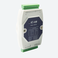 Modul DAQ Kontak Basah 4-Ch, Input Analog 4-Ch, Output Relay 4-Ch, Modbus RTU RS-485 untuk Otomasi Industri