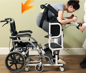 Functional Elderly Lifting Machine Paralyzed Care Hydraulic Lift Sitting Stool Chair Disabled Trolley Wheelchair CE - Product Image 5
