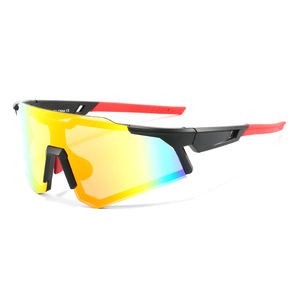 Logotipo personalizado Béisbol Correr A prueba de viento Unisex <span class=keywords><strong>Lentes</strong></span> De Sol PC OEM UV400 Bicicleta Ciclismo Gafas Deportes Gafas De Sol para al aire libre - Product Image 2