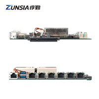 Zunsia alat jaringan 6LAN 1U, Firewall jaringan Intel Core i7 generasi 11 murah