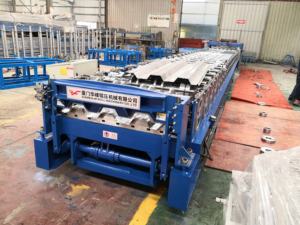 Metall bodenbelag Rollen form maschine Werks anpassung verzinkte Bodenbelag walzen form maschine - Product Image 3