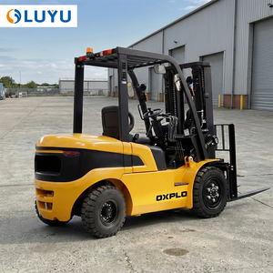 LUYU Pengiriman Gratis Forklift Diesel Truk Pengangkat 3 Ton 5 Ton Forklift Diesel Ce Epa Fork Positioner dan Side Shifter Gudang - Product Image 2