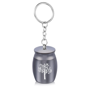 Guci Kremasi Pohon Kehidupan 30X40Mm, untuk Abu untuk Tempat Abu Kenangan Mini Hewan Peliharaan/Manusia, Kalung Kenangan dengan Kit Isi - Product Image 2