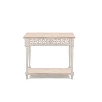 Table console vintage de style ferme nordique moderne en bois, prix d'usine, pour salon