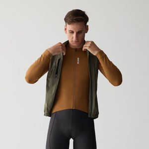 Gilet <span class=keywords><strong>de</strong></span> cyclisme léger pour hommes Gilet coupe-vent compressible marque privée personnalisée cyclisme sans manches - Product Image 5