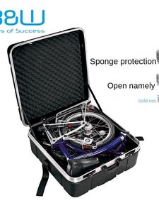 Valise pliante rigide en tissu de petite taille Beiwei d'Allemagne, pour le transport de vélos, avec serrure TSA et roues universelles - Product Image 3