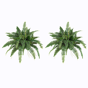 Venta caliente, helechos artificiales de Boston de alta calidad y hermosos, casi naturales, de 40 pulgadas, un grupo de 2 helechos artificiales - Product Image 2