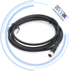 Kabel Pigtail PVC Hitam M8 4 Pin Jantan Serbaguna - Product Image 4