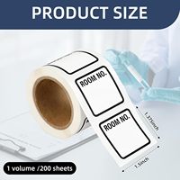 Etiquetas Médicas Resistentes al Agua y a los Arañazos, Ecológicas, Térmicas Directas APZ, 1.5" X 1.375", Autoadhesivas, Etiquetas de Código de Barras para Laboratorio