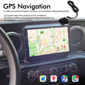 Radio con GPS y Navegación para Auto con Android 13 e IA, para Jeep Wrangler 4 JL 2018 2019, Reproductor Multimedia de Video, CarPlay, Unidad Principal Estéreo - Product Image 5