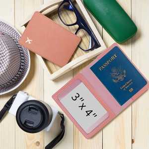 Custom logo Travel <b>Passport</b> Cover PU Leather ID <b>Passport</b> Holder <b>Passport</b> Credit Card Holder Case Business Card <b>Wallet</b> - Product Image 5