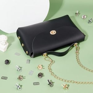 Sets Bag Strap Connector Buckles Colors Purse Suspension Clasp Round Metal Side <b>Clip</b> Buckle Handbag Chain <b>Ring</b> Clasp Hardware Fa - Product Image 5