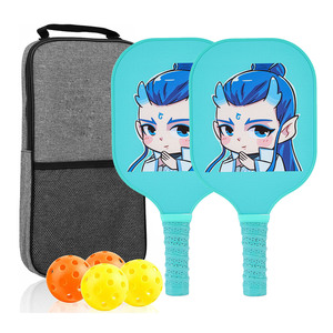 ชุดไม้พายพิกเกิลบอลเอ๋อบิง พีค ไฟเบอร์กลาสกันลื่นพร้อมกระเป๋าพกพาสำหรับความบันเทิงกลางแจ้ง - Product Image 1