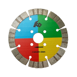 Công Nghiệp 4-1/2 Inch Lưỡi Cưa Kim Cương OEM Tùy Chỉnh Khô Ướt Phân Đoạn Cắt Bánh Xe Cho Bê Tông Đá Gạch Xây - Product Image 1