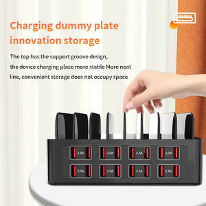 Cargador USB de 16 Puertos con Puerto para EE. UU., Australia, Reino Unido y UE, Estación de Carga Rápida de 3.5A para iPhone 14 13 <span class=keywords><strong>Pro</strong></span>, para Samsung, para <span class=keywords><strong>Xiaomi</strong></span> y Laptops - Product Image 5