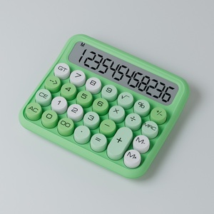 Calcolatrice LCD regalo per ufficio calcolatrice rosa colorata con desktop elettronico con chiave rotonda alla <span class=keywords><strong>moda</strong></span> - Product Image 4
