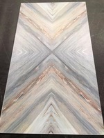 La Chine fabricant meilleur prix intérieur brillant Flexible 3mm PVC feuille de marbre revêtement UV panneau mural feuille