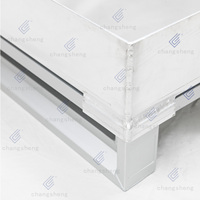 Chariot élévateur personnalisé entrepôt fret logistique transport palette en alliage d'aluminium