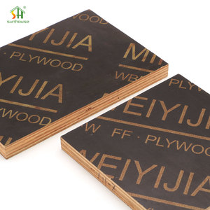 4x8 lembar kayu lapis eukaliptus Film menghadapi beton kayu lapis konstruksi papan kayu lapis - Product Image 4