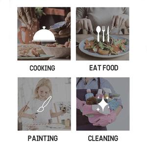 Delantales desechables no tejidos Babero para adultos Suave en la piel Cómodo Multiusos para eventos en el hogar - Product Image 5