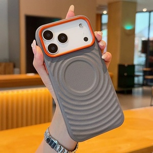เคสกันกระแทกแม่เหล็กป้องกันรอยขีดข่วนลายริ้ว สำหรับ iPhone 17 Air 16 15 Pro Max Plus 16E ฝาหลังแม่เหล็กลายริ้วน้ำ - Product Image 3