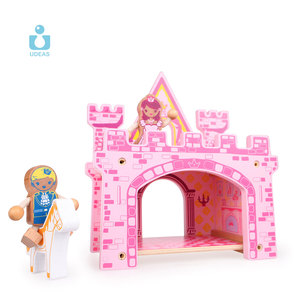 Jouets éducatifs pour enfants, blocs de construction <span class=keywords><strong>en</strong></span> <span class=keywords><strong>bois</strong></span>, maison de poupée, château, puzzles 3D - Product Image 4