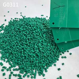 Masterbatch verde de grado alimenticio personalizado para pellets de <span class=keywords><strong>PP</strong></span>/<span class=keywords><strong>PE</strong></span>/PET/ABS resistente a los rayos UV utilizado en inyección/moldeo por soplado y procesamiento de láminas - Product Image 5