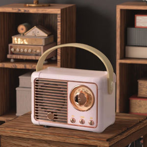 Haut-parleur portable sans fil mini rétro créatif 5W à haut volume pour 5.0, modè<span class=keywords><strong>le</strong></span> HM11, avec éclairage LED RGB pour fêtes en extérieur et scène, sur batterie - Product Image 1