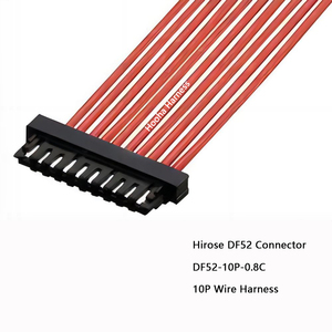 定制组装服务 Hirose DF52 0.8mm 间距 PBT 绝缘镀锡铜导线 UL1571 用于电子线束 - Product Image 5