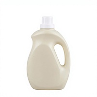 Bouteille carrée en plastique de 1000 ml avec bouchon pour détergent lessive liquide et savon vaisselle – Vente en gros