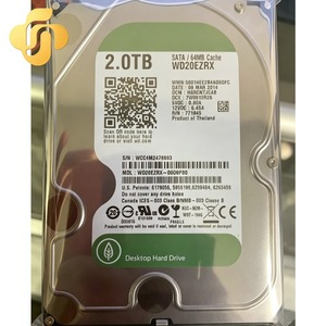 ฮาร์ดดิสก์ WD20EZRX สีเขียว ความจุ 2TB ขนาด 3.5 นิ้ว <span class=keywords><strong>SATA</strong></span> 6Gb/s สำหรับเดสก์ท็อป หน่วยความจำ 64MB ความเร็ว 5400RPM - Product Image 1