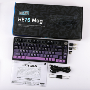 คีย์บอร์ดเกมมิ่ง EPOMAKER HE75 Mag Magnetic Switch แบบ 75% Hall Effect 8000Hz Rapid Trigger 0.1 มม. Gasket Mount RGB Knob สำหรับ Win/Mac - Product Image 6