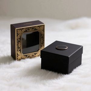 Custom High-End Embossed Matt Lamination Coated Paper Quran Gift Box Magnetic Closure Rigid Box Set <b>Socks</b> <b>Fur</b> Muslim Gifts - Product Image 5