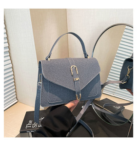 Wholesale Ladies Fashion <b>Handbags</b> 2025 New Square Design ZIP Single Strap Shoulder Bag Solid Color Bags for Women <b>Summer</b> Winter - Product Image 5