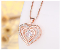 Hexagram Springen Hart Geest Ketting Valentijnsdag Verjaardagscadeau Chokers Kettingen Voor Vrouwen