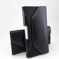 GSCASE Pochette universelle pour téléphone en cuir, sac pour téléphone portable de 5 pouces, 5,5 pouces, 6 pouces, 6,5 pouces, housse noire