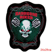 Ensemble de broderie personnalisée vintage pour moto, motif aigle, pour gilet en jean et sac à dos, décoration DIY