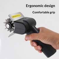 Brosse de nettoyage de barbecue rechargeable 2000 mAh, 600 tr/min, sans fil, avec éclairage LED, pour barbecue extérieur