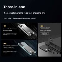 Banque d'alimentation magnétique ultra-fine 30000 Qi2.2 en aluminium Hepu 5000 mAh
