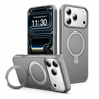 Coque de téléphone antichoc avec support magnétique en gros, compatible avec la recharge sans fil pour iPhone 18 17 16 Pro Max