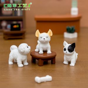 Micro-paysage Weij, adorable simulation d'animal de compagnie, chien, boîte à surprises, accessoires, voiture, bureau, <span class=keywords><strong>mini</strong></span> bibelots - Product Image 4